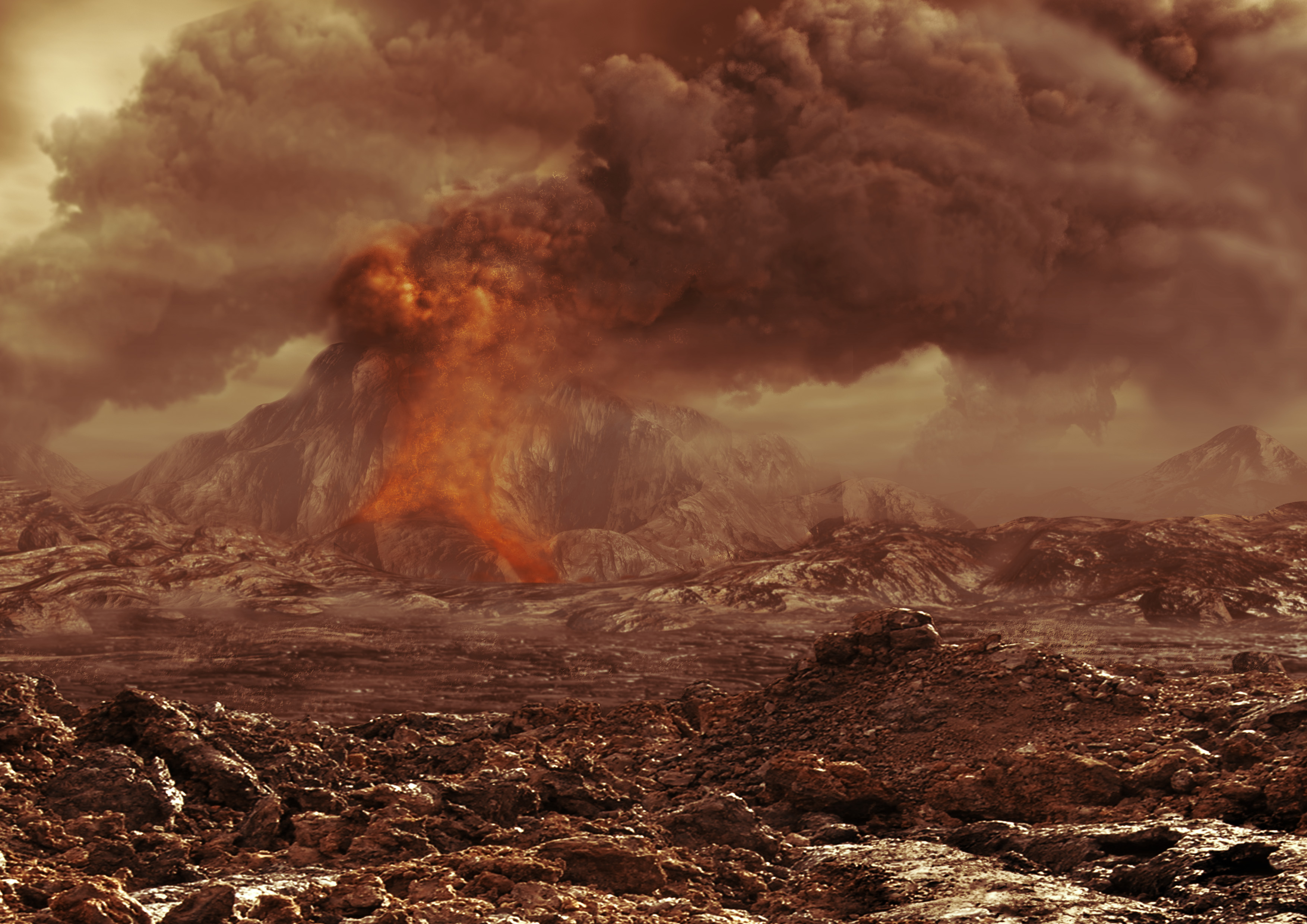 Volcanic activity on Venus